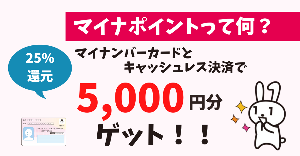 マイナポイントとは ゼロから学ぶマイナポイント 2万円の買い物で5千円おトクに ラクリビト